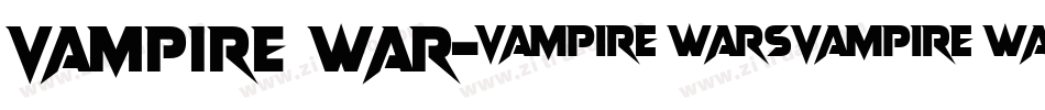 vampire war字体转换